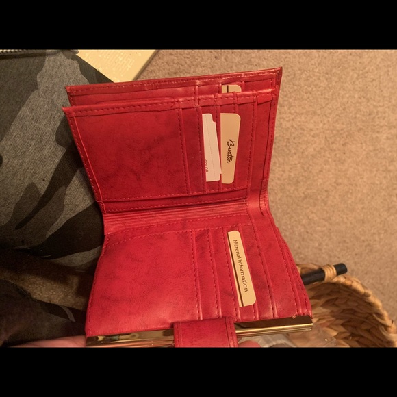 Red Leather Wallet - Picture 7 of 9